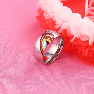 Pride Sweethearts Couple Rings