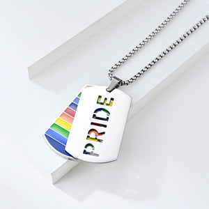 Pride Dogtag Necklace