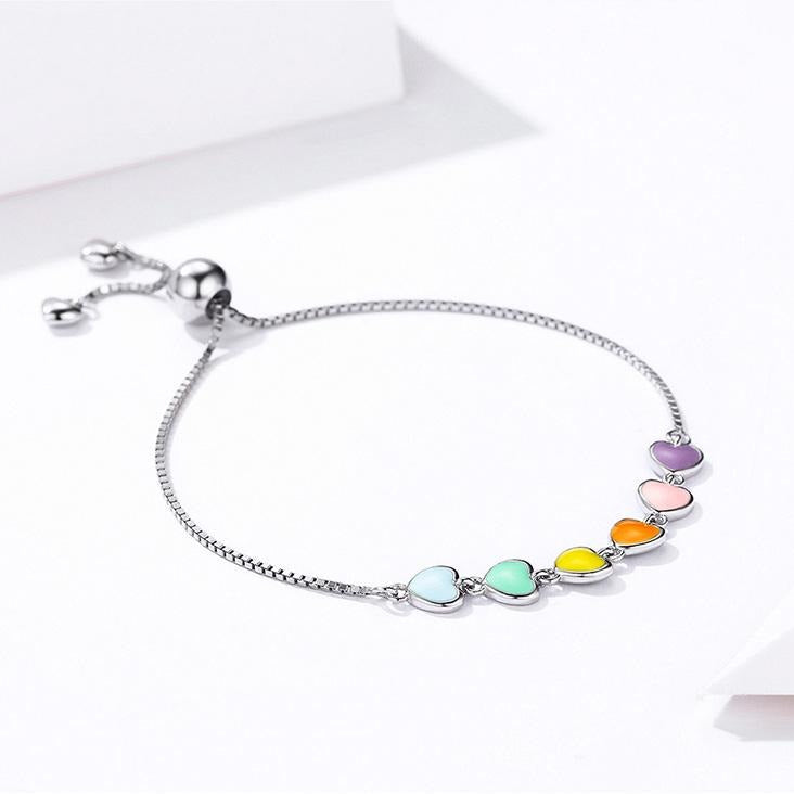 Pastel Sweethearts Slider Bracelet