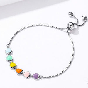 Pastel Sweethearts Slider Bracelet