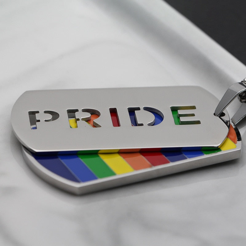 Pride Dogtag Necklace