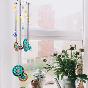 Rainbow Mandala Wind Chimes