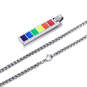 Pride Bar Tag Necklace