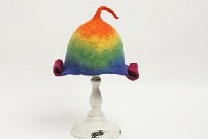 Rainbow Elf Wool Hat