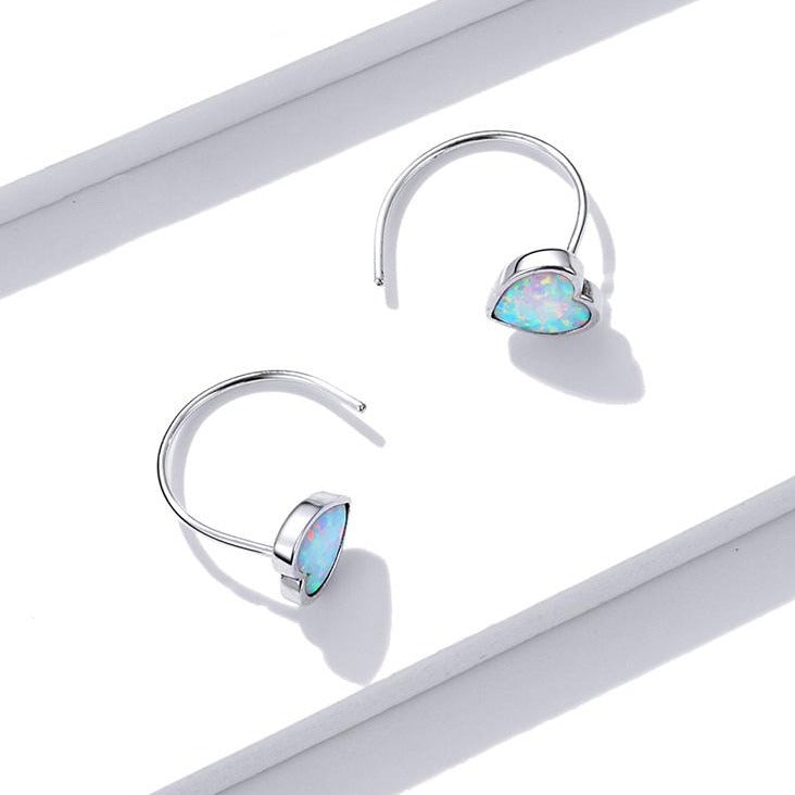 Aurora Hearts Opal Earrings