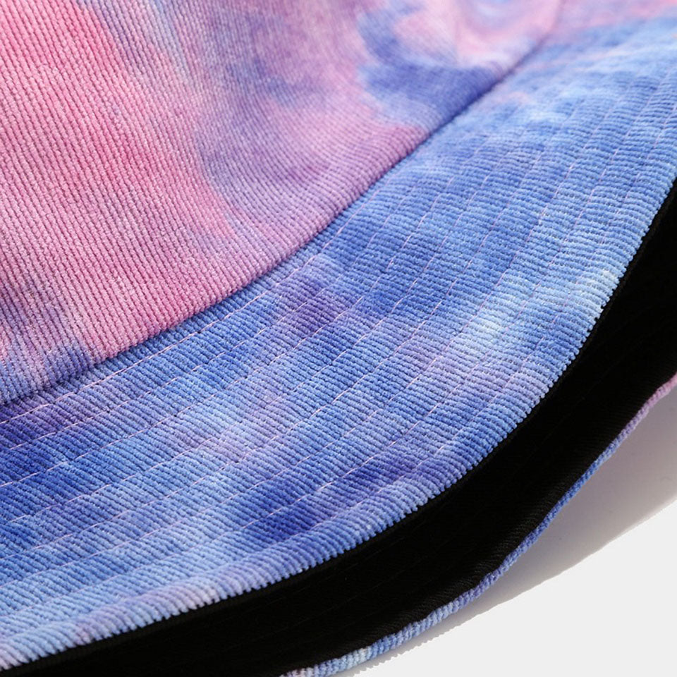 Tie-Dye Corduroy Bucket Hat