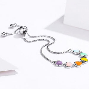 Pastel Sweethearts Slider Bracelet