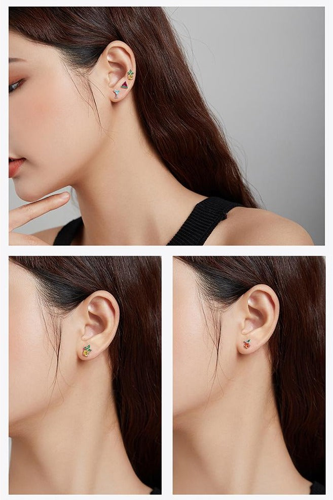 Yummy Summer Fruits Ear Studs