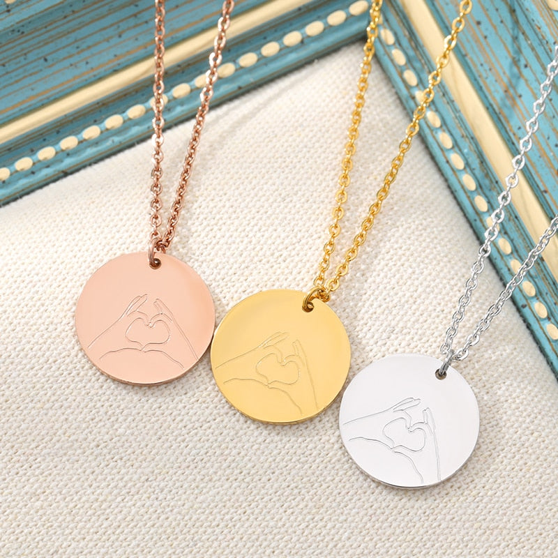 Sweet Love Gestures Necklaces