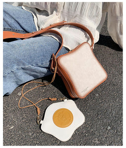 Breakfast Toast and Egg Sling Bag