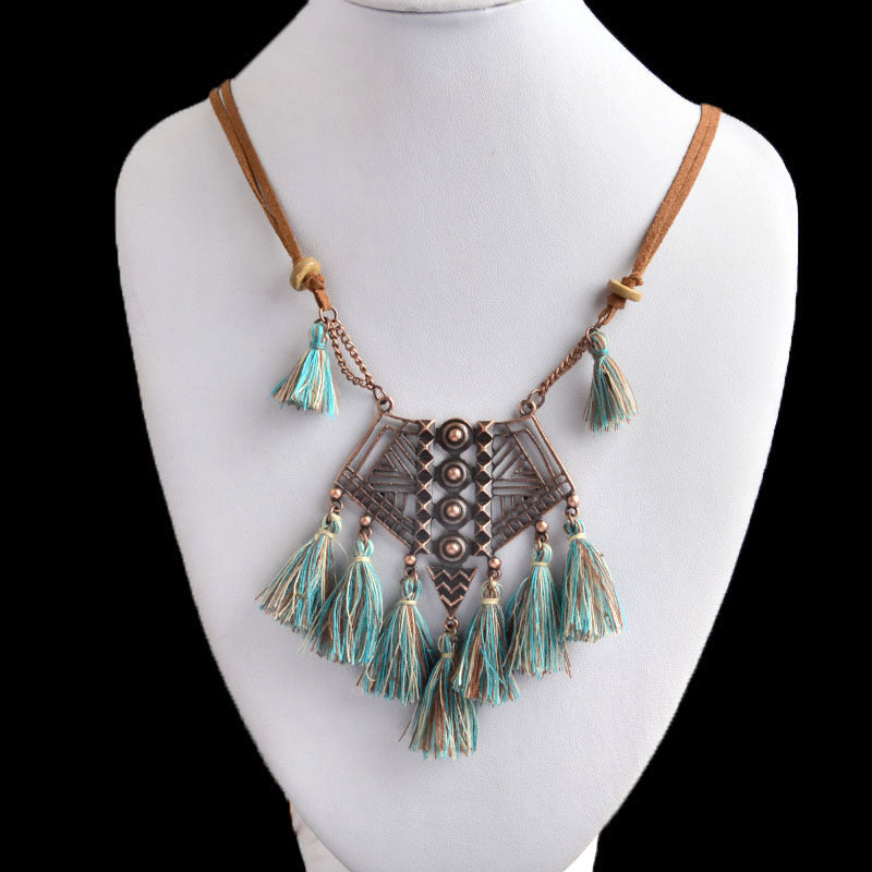 Bohemian Tassels Necklace