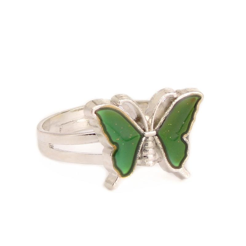 Dreamy Butterfly Mood Necklace & Ring