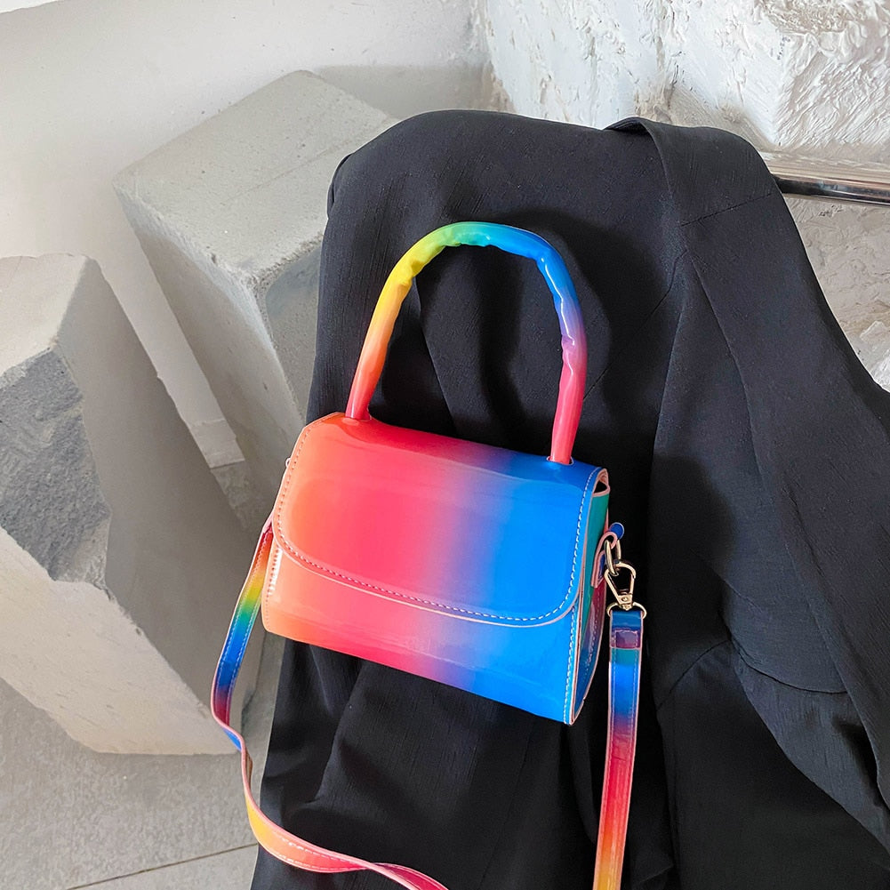 Rainbow Gradient Mini Sling Bag