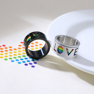 Pride Love Spinner Ring