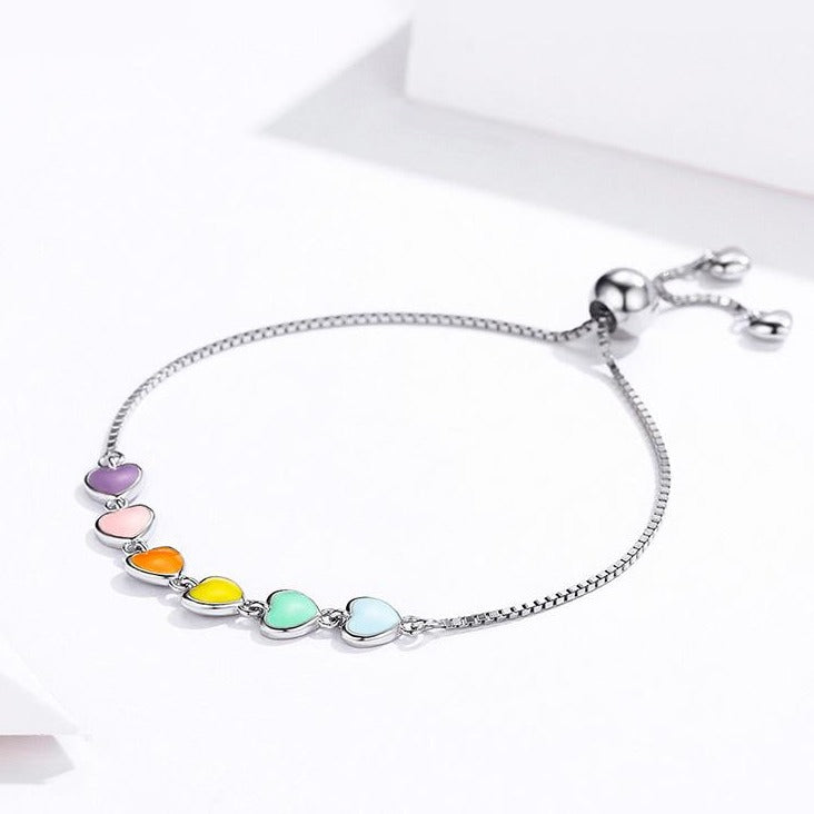 Pastel Sweethearts Slider Bracelet