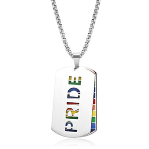 Pride Dogtag Necklace