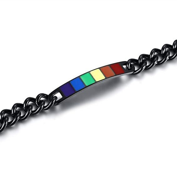 Pride Bar Couple Bracelets