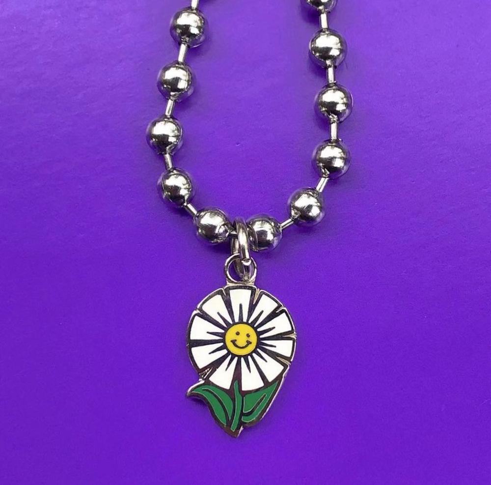 Original Hippie - Daisy Flower Choker Necklace
