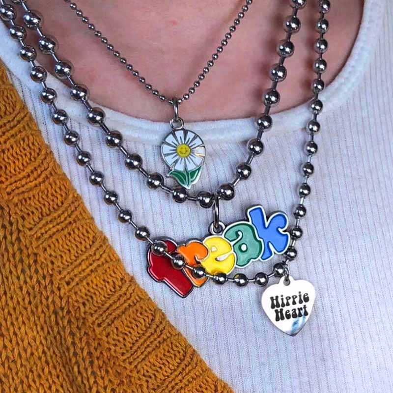 Freaky Hippie Rainbow Necklaces