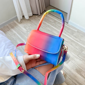 Rainbow Gradient Mini Sling Bag