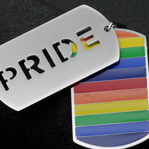 Pride Dogtag Necklace