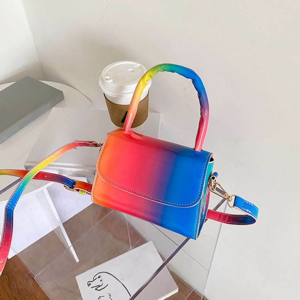 Rainbow Gradient Mini Sling Bag