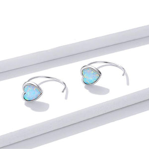 Aurora Hearts Opal Earrings