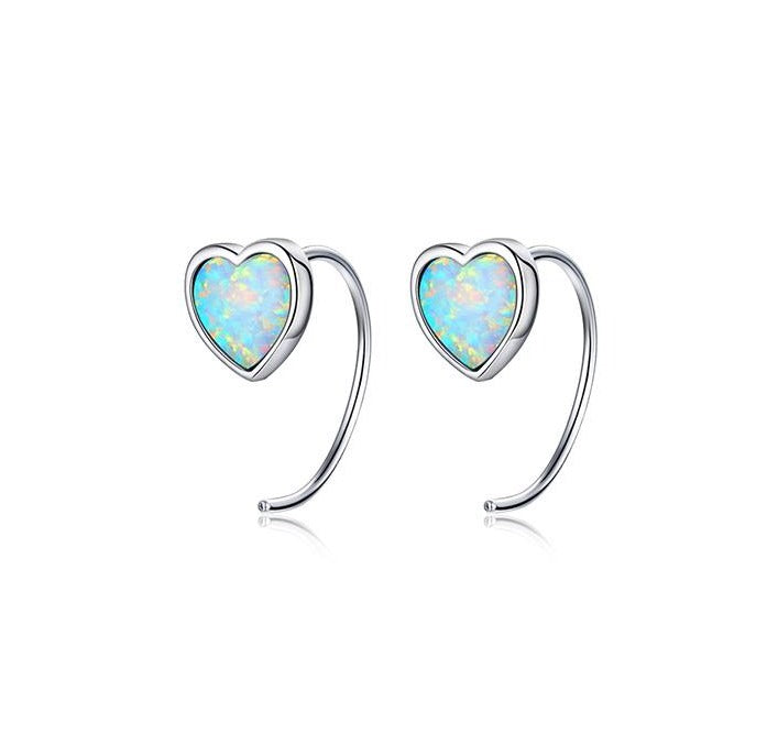 Aurora Hearts Opal Earrings