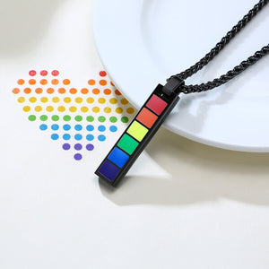 Pride Bar Tag Necklace