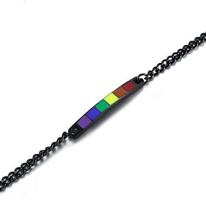 Pride Bar Couple Bracelets