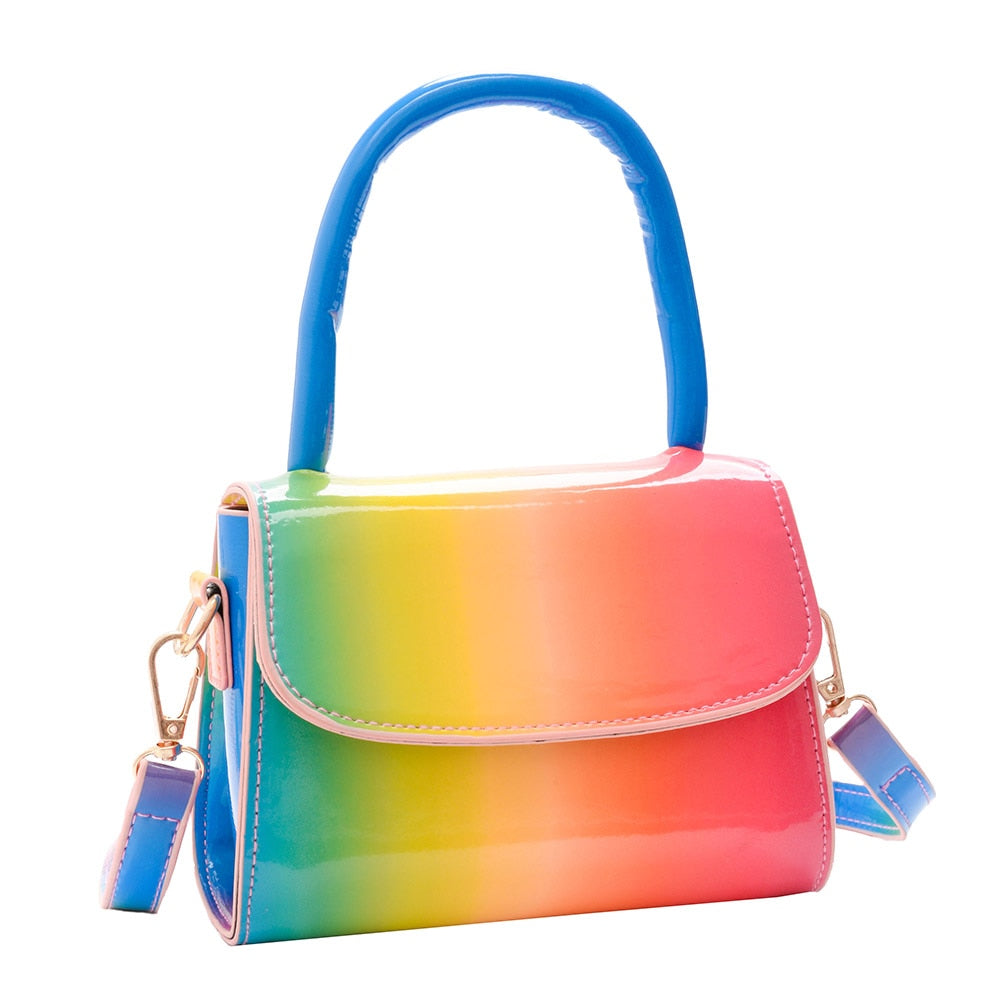 Crocheted Rainbow Tote - The Rainbow Locker