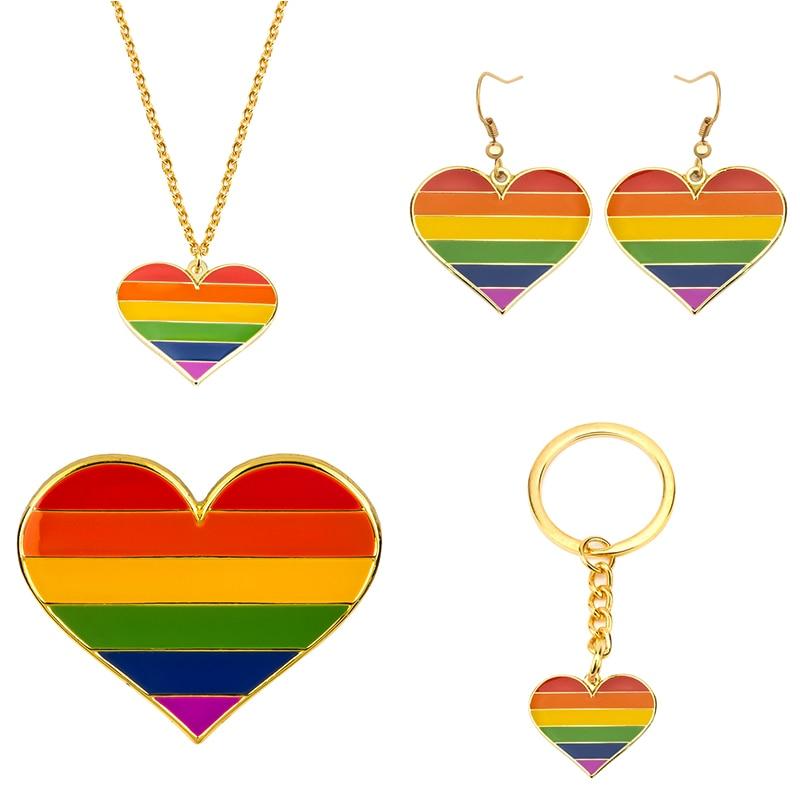 Pride Love Heart Set (4 Pieces)