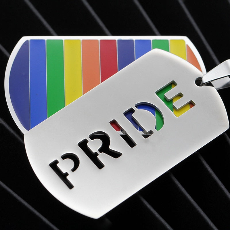 Pride Dogtag Necklace