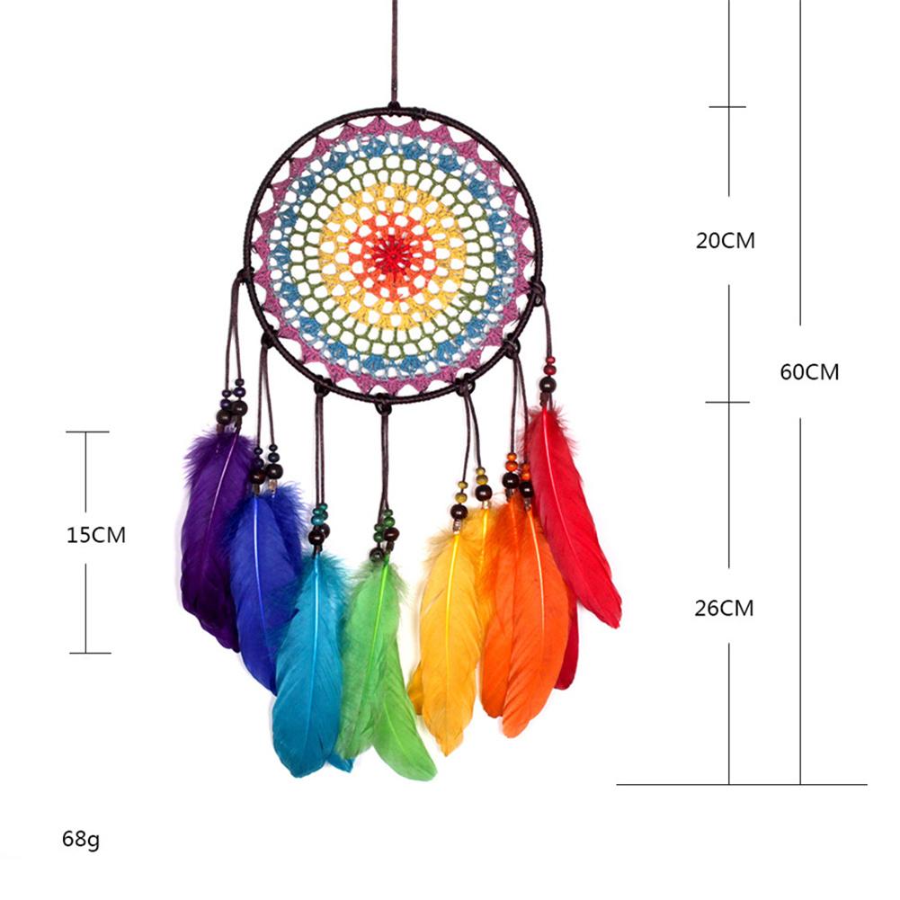 Handwoven Rainbow Dreamcatcher