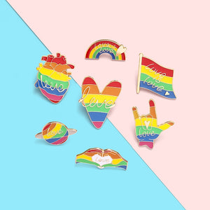 Love is Love Pride Enamel Pins