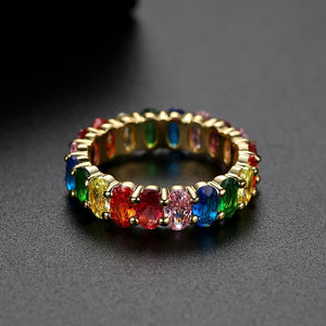 Rainbow Sparkles Ring