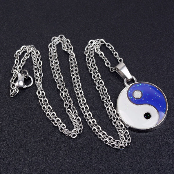Yin yang mood necklace color meanings sales