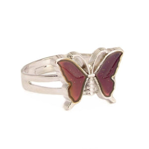 Dreamy Butterfly Mood Necklace & Ring