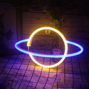 Saturn Neon LED Light