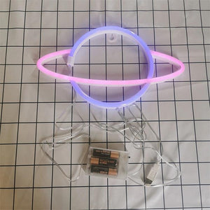 Saturn Neon LED Light