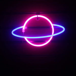 Saturn Neon LED Light