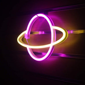Saturn Neon LED Light