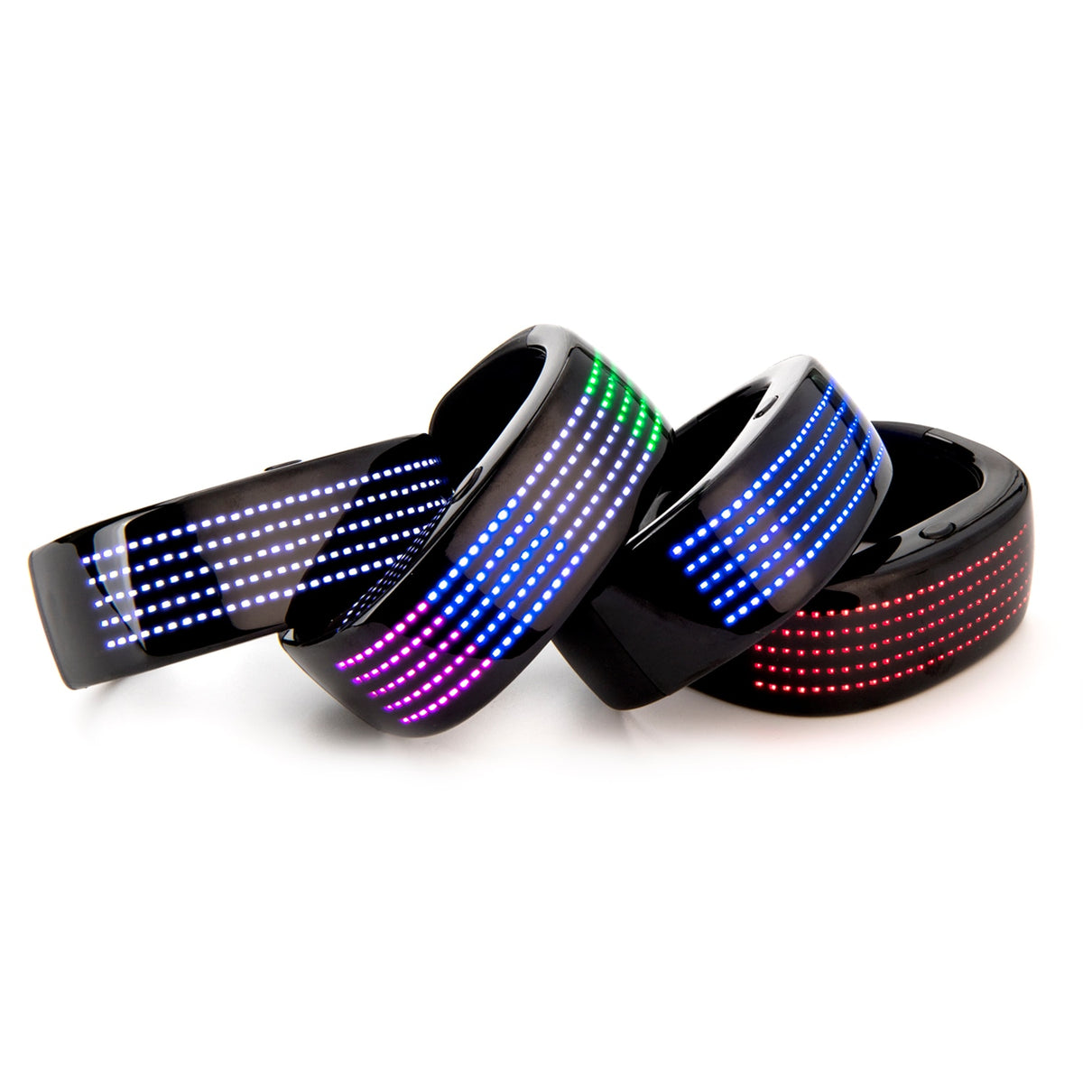 colonia helado cosecha Smart RGB LED Wrist Cuff Bracelet - The Rainbow Locker