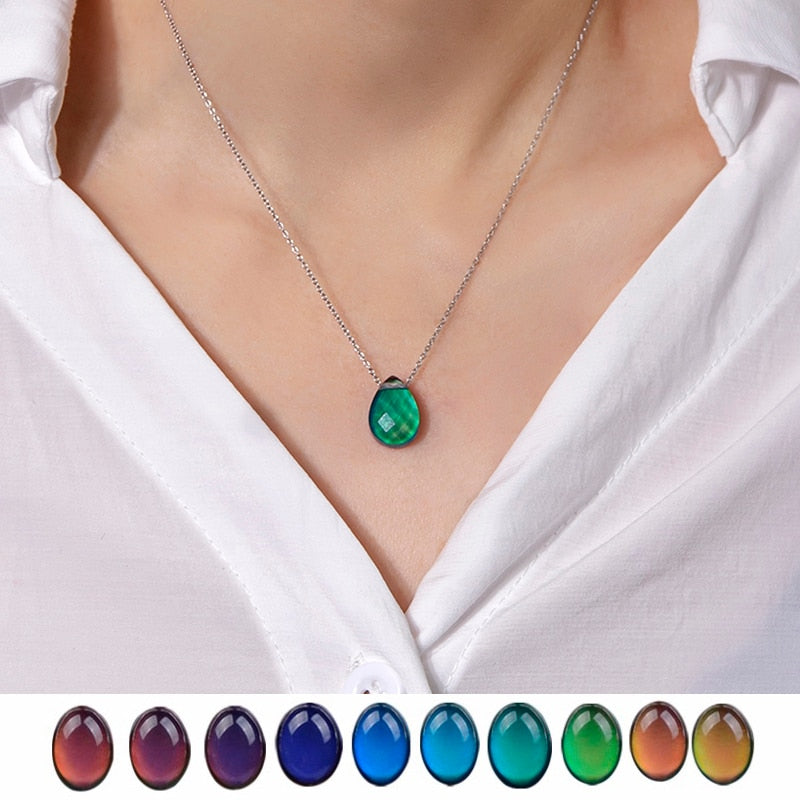 Dolphin mood necklace color meanings hotsell