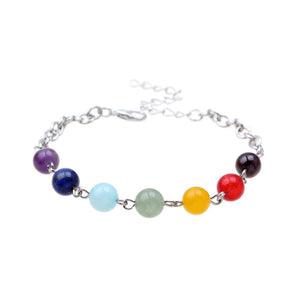 Rainbow Chakra Beads Bracelet