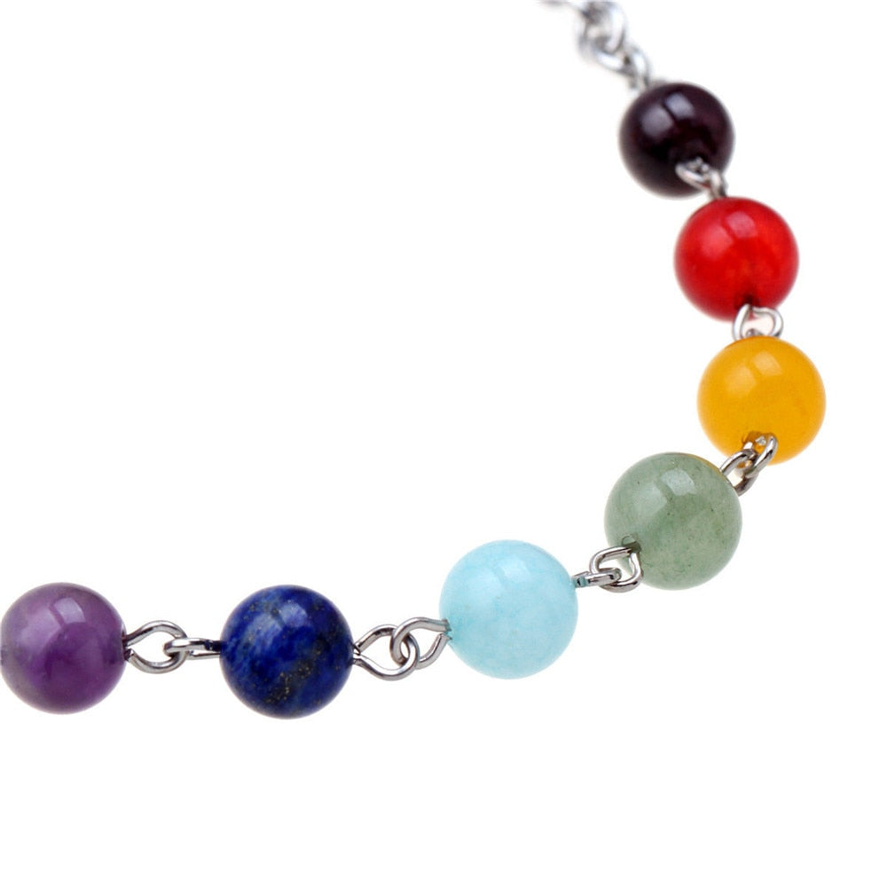 Rainbow Chakra Beads Bracelet