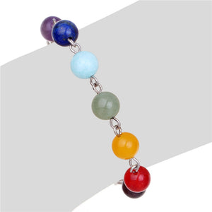 Rainbow Chakra Beads Bracelet