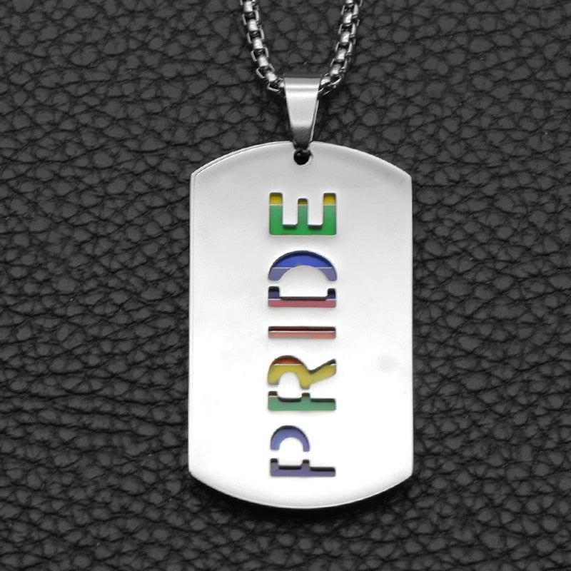 Pride Dogtag Necklace