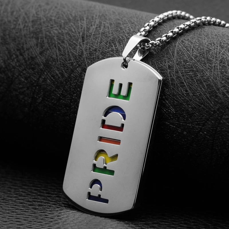 Pride Dogtag Necklace