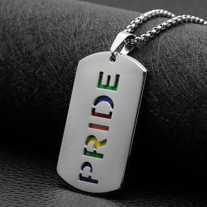 Pride Dogtag Necklace